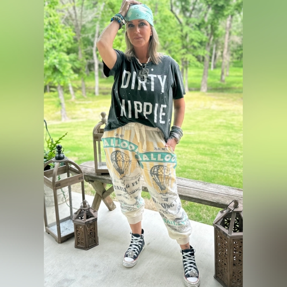 NEW Jaded Gypsy Seasons Best Balloon Joggers - Picture 2 of 3